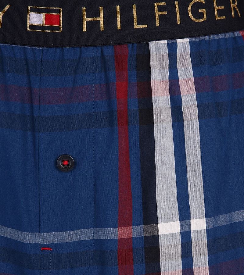 Tommy Hilfiger Pyjama Set Rot/Blau - Größe XL günstig online kaufen