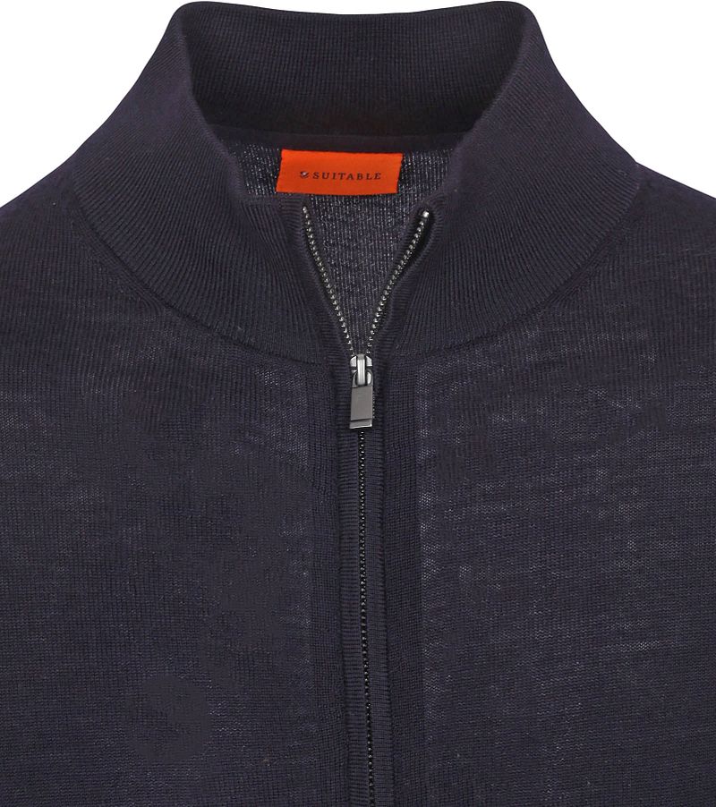 Suitable Cardigan Merino Navy - Größe L günstig online kaufen