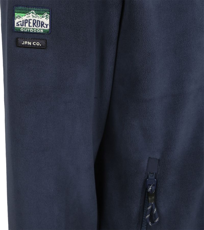 Superdry Strickjacke Fleece Lauren Navy - Größe M günstig online kaufen