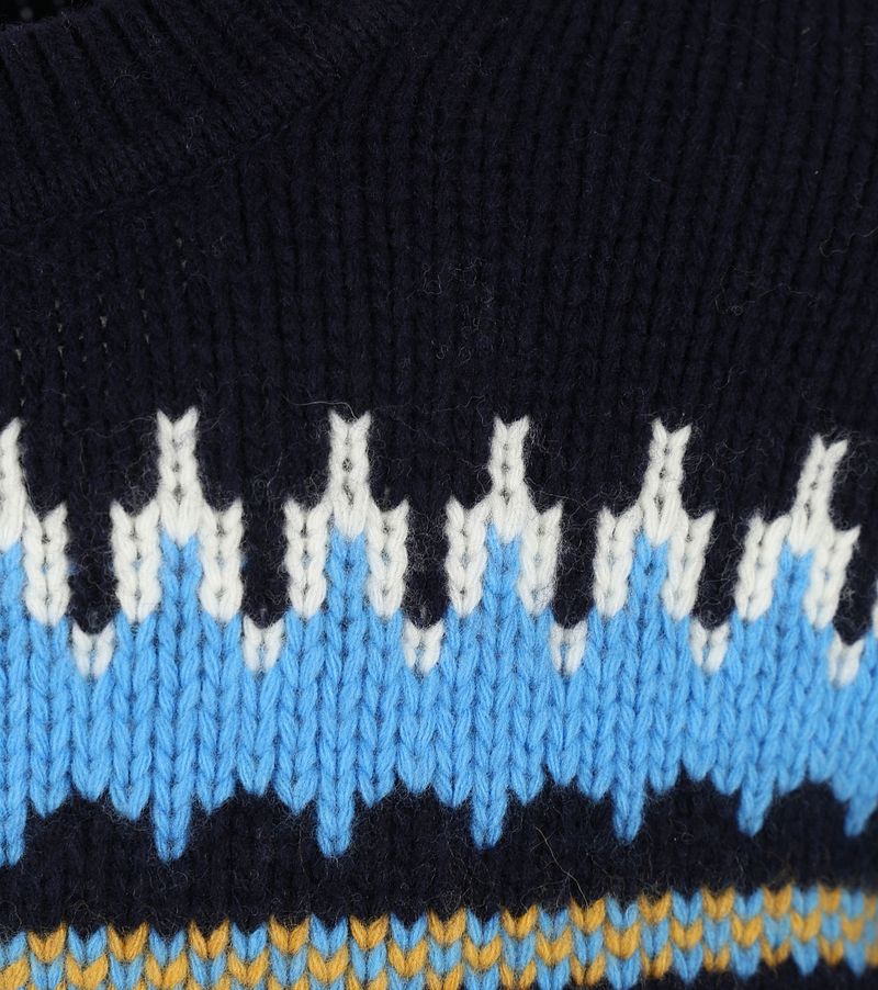 Knowledge Cotton Apparel Wollpullover Dunkelblau - Größe M günstig online kaufen