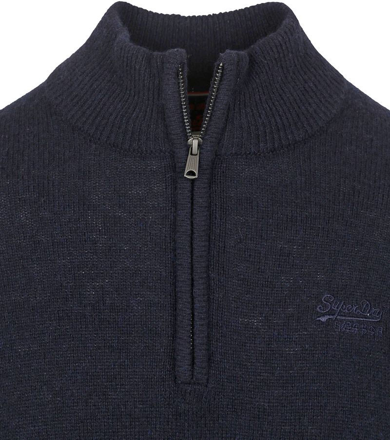 Superdry Strickpullover ESSENTIAL EMB KNIT HALF günstig online kaufen