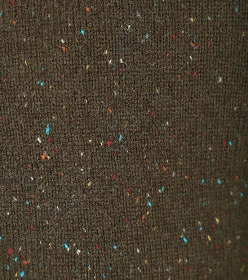 Anerkjendt Lammwolle Pullover Grün Melange - Größe XL günstig online kaufen