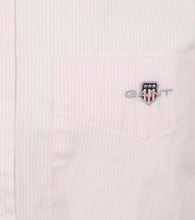 Gant Poplin Banker Hemd Stripe Hellrosa - Größe M günstig online kaufen