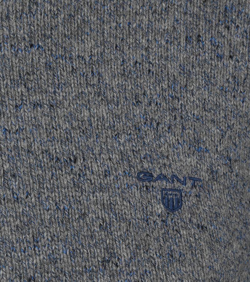 Gant Pullover Wolle Melange Grau - Größe XXL günstig online kaufen