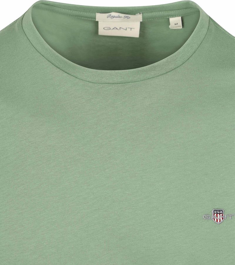 Gant T-shirt Shield Logo Groen
