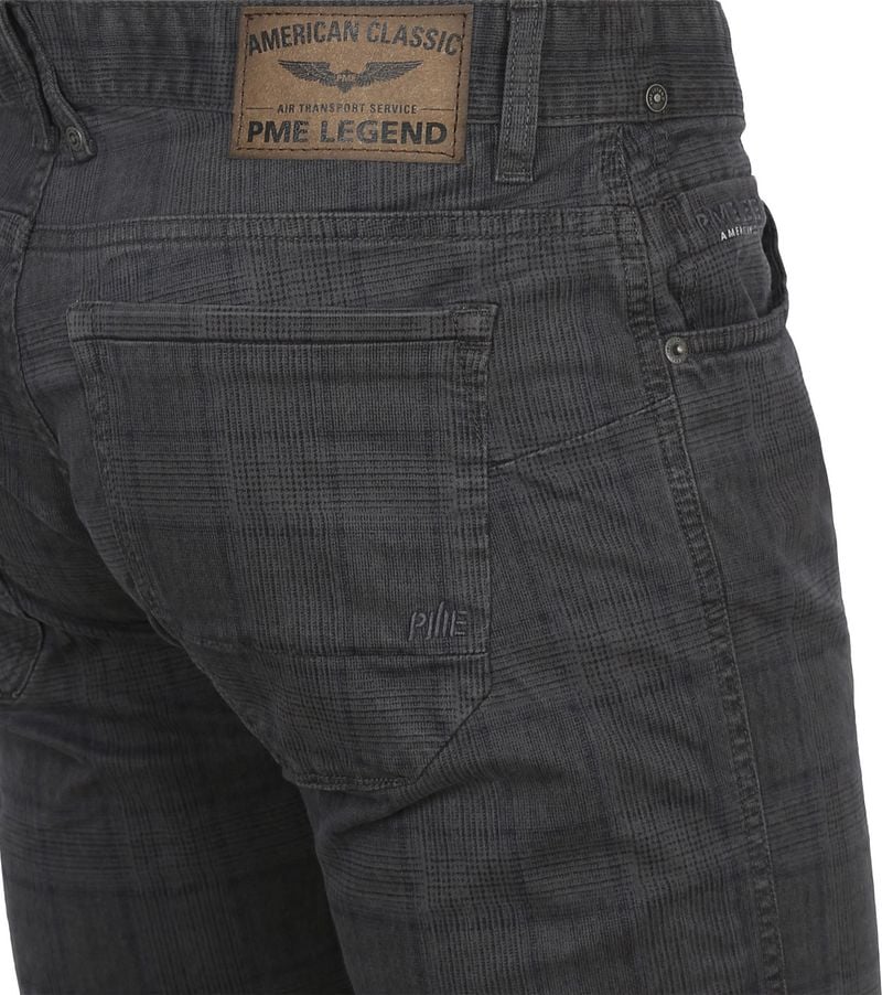 PME Legend Nightflight Karomuster Grau - Größe W 38 - L 32 günstig online kaufen