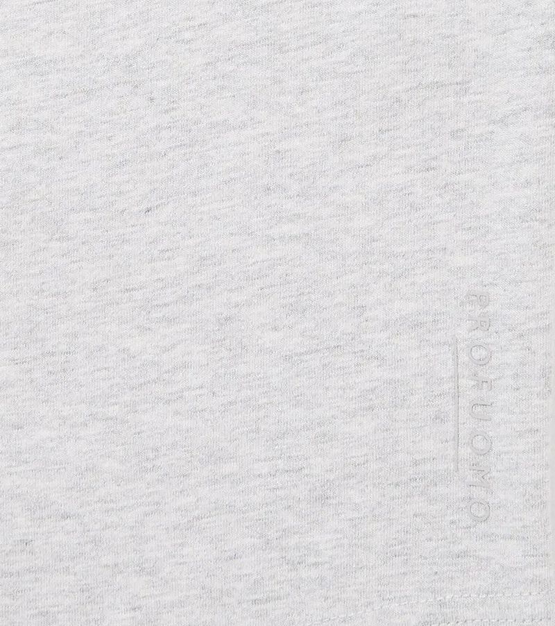Profuomo Longsleeve Polo Grau Melange - Größe XXL günstig online kaufen