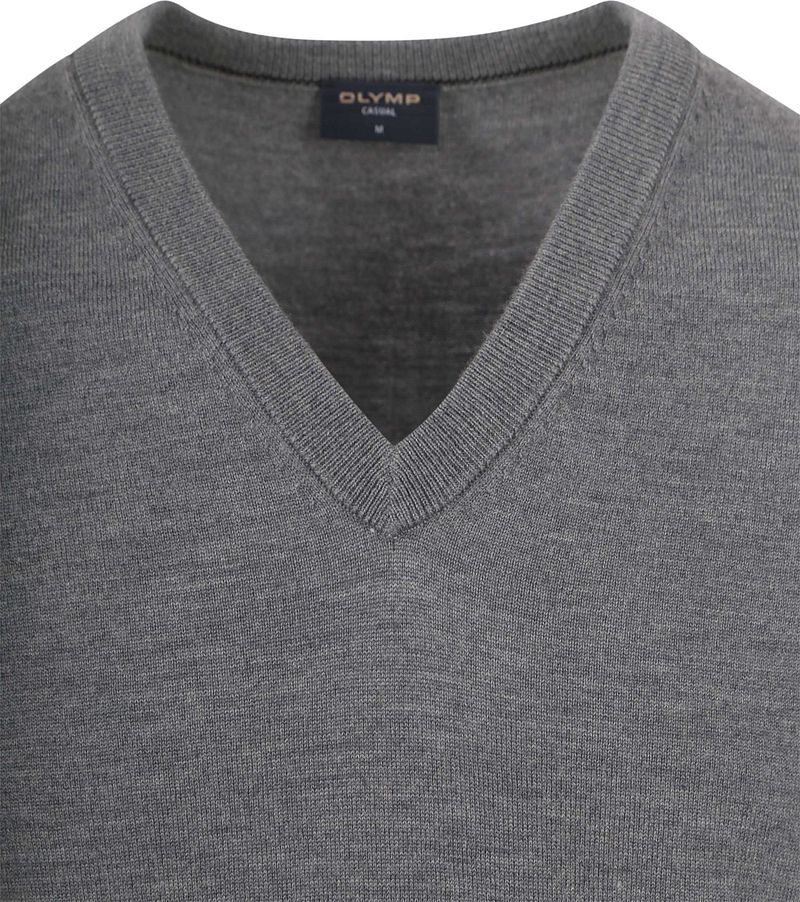 Olymp Spencer Wolle Grau - Größe 3XL günstig online kaufen