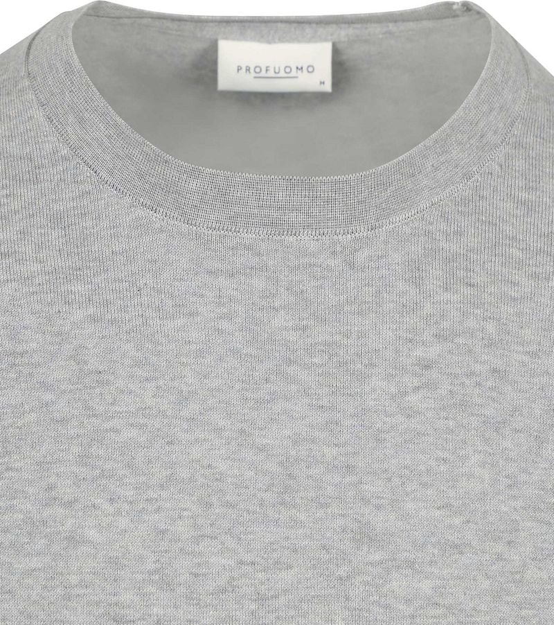 Profuomo Pullover Luxury Grau - Größe L günstig online kaufen
