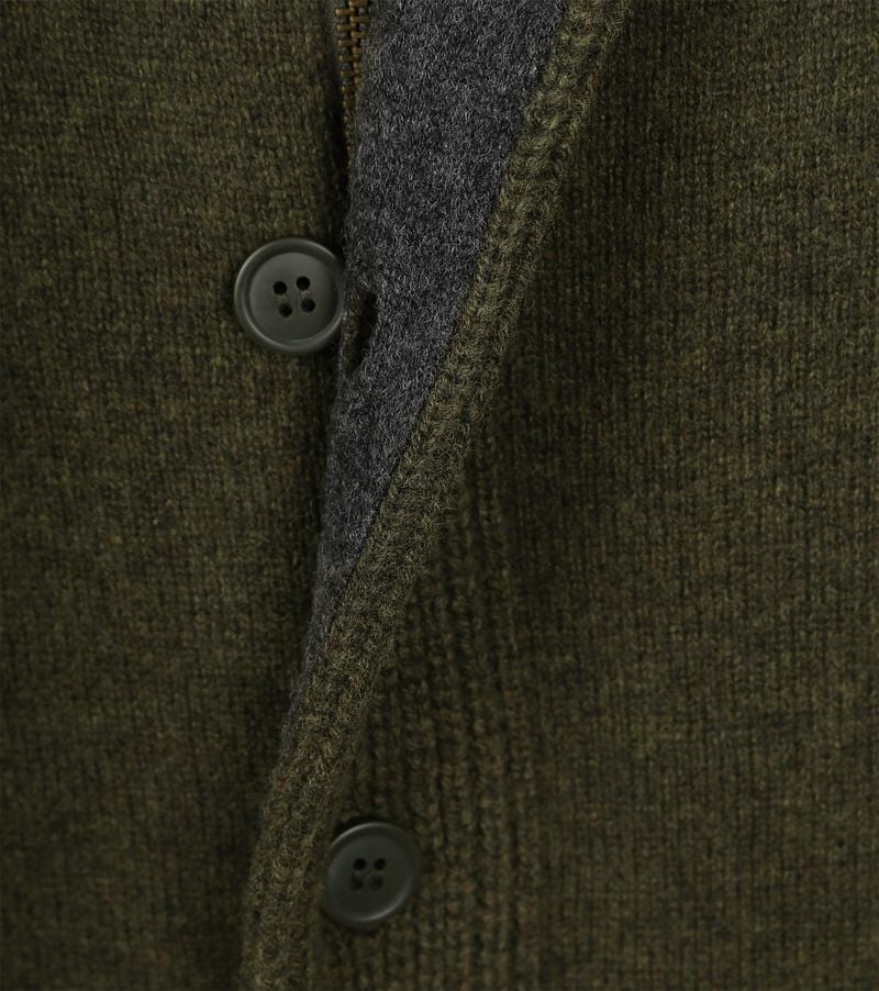 Barbour Zip Pull Lambswool Dunkelgrün - Größe L günstig online kaufen