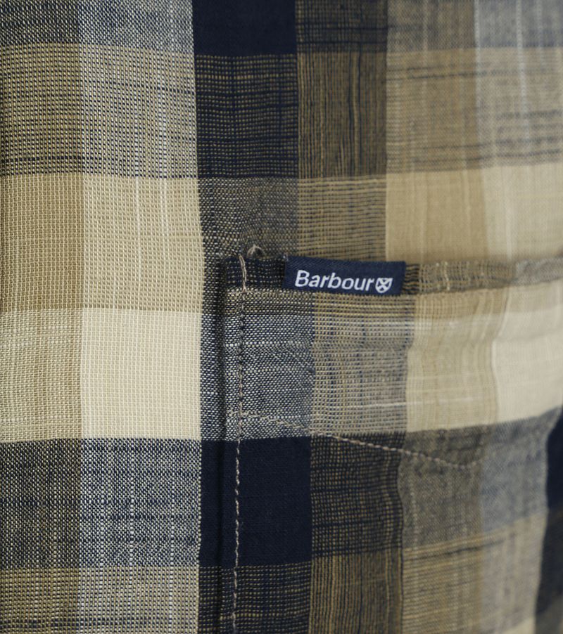 Barbour Hillroad Hemd Kariert Grün - Größe L günstig online kaufen