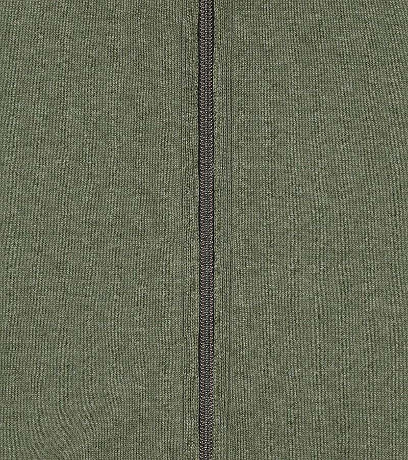 Casa Moda Strickjacke Zip Grün - Größe XL günstig online kaufen