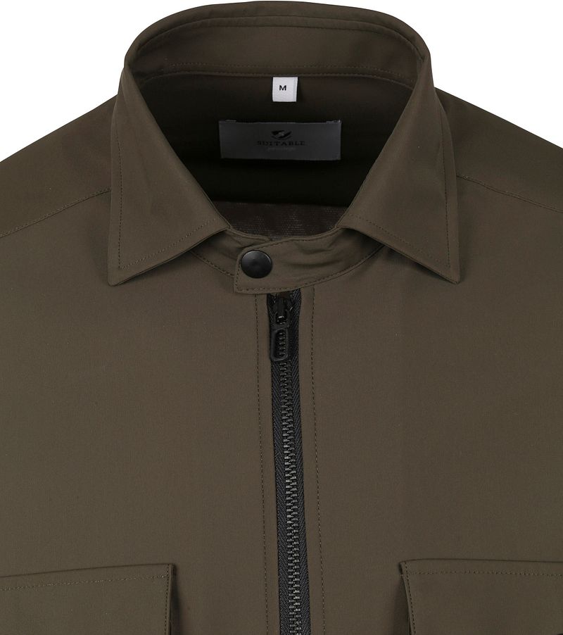Suitable Jacket Shirt Dunkelgrün - Größe S günstig online kaufen