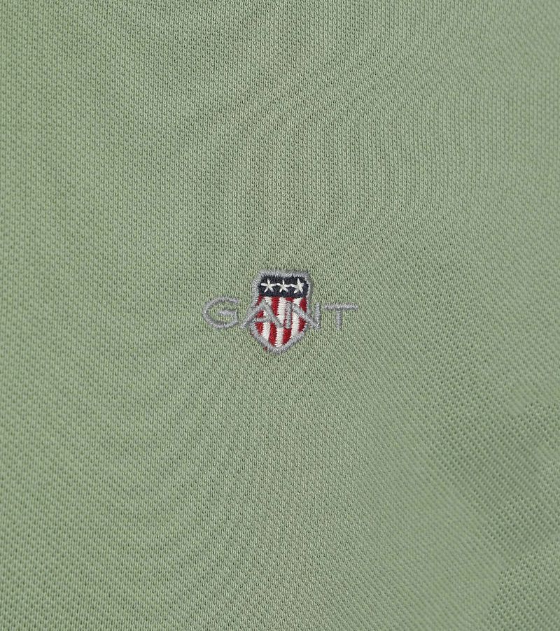 Gant Shield Piqué Poloshirt Grün - Größe XXL günstig online kaufen