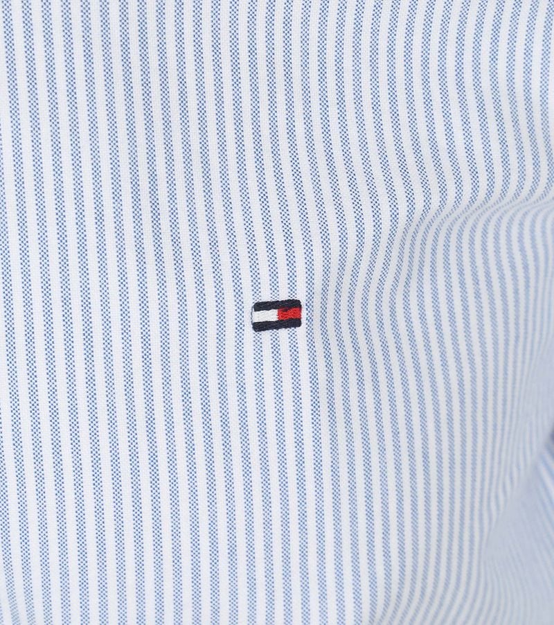 Tommy Hilfiger Oxford Hemd Streifen Hellblau  - Größe XL günstig online kaufen