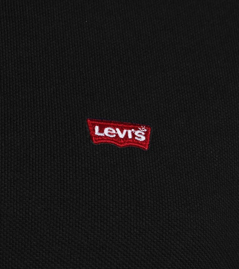 Levi's Pique Polo Shirt Schwarz - Größe XXL günstig online kaufen