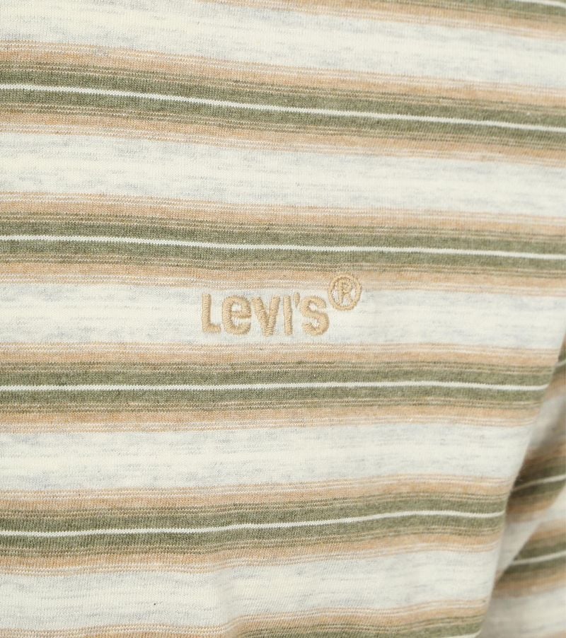 Levi's T-shirt Red Vintage Stripe Paloma - Größe L günstig online kaufen