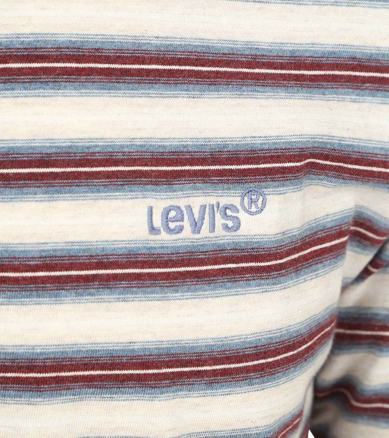 Levi's T-Shirt Red Vintage Stripe Porridge - Größe XL günstig online kaufen
