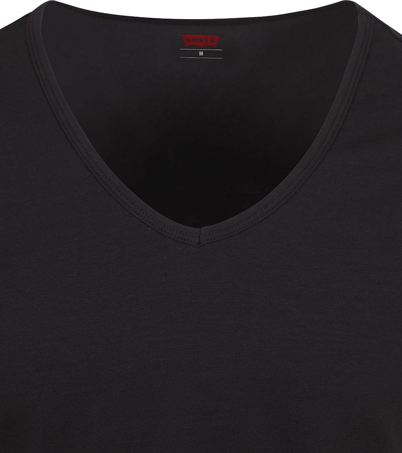 Levi's 2-er Set T-Shirt V-Ausschnitt Schwarz günstig online kaufen