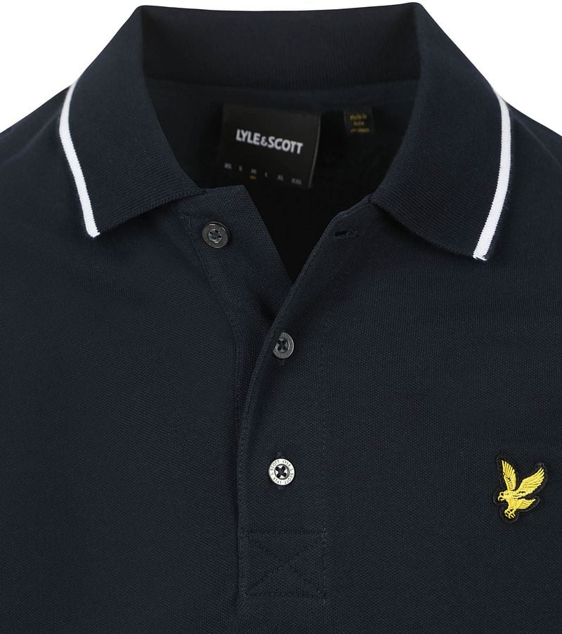Lyle and Scott Polo Tipped Navy