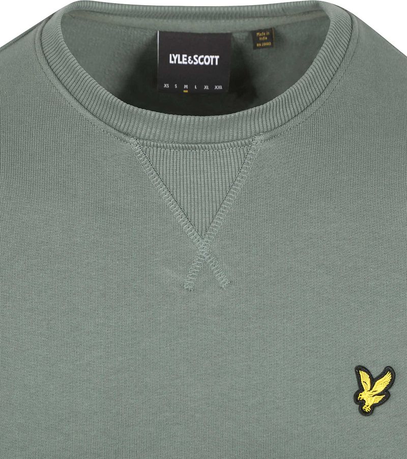 Lyle and Scott Lyle & Scott Sweater Mercurial Groen