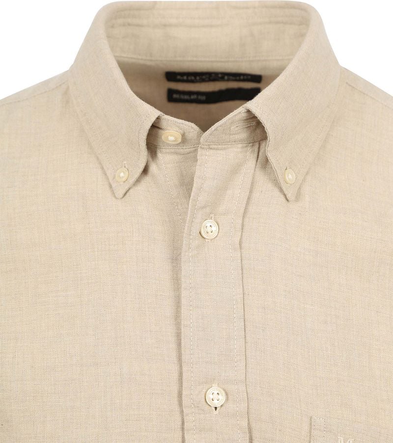 Marc O'Polo Hemd Twill Beige - Größe XXL günstig online kaufen