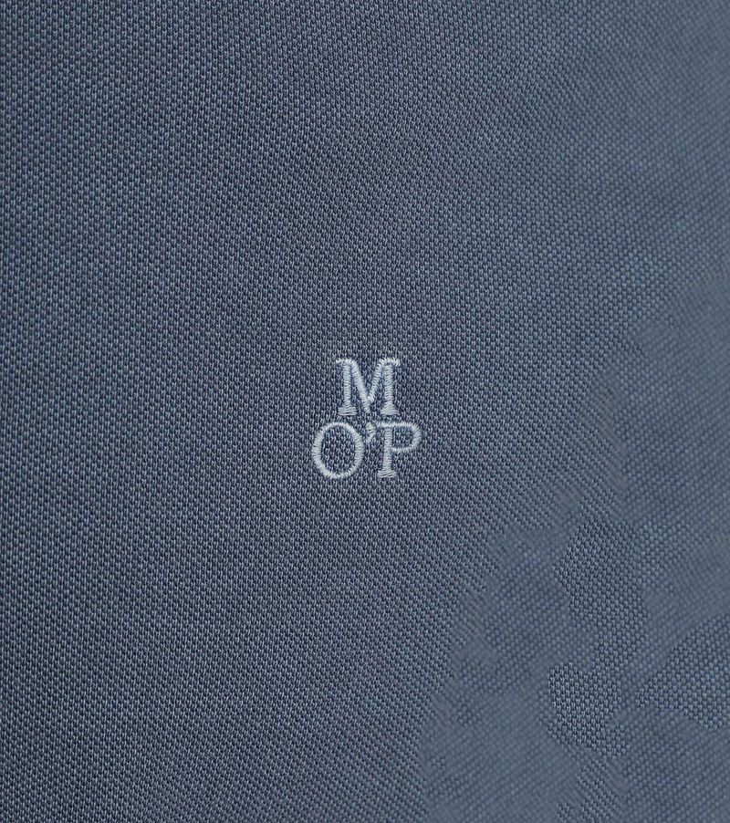 Marc O'Polo Poloshirt Faded Storm Blauw