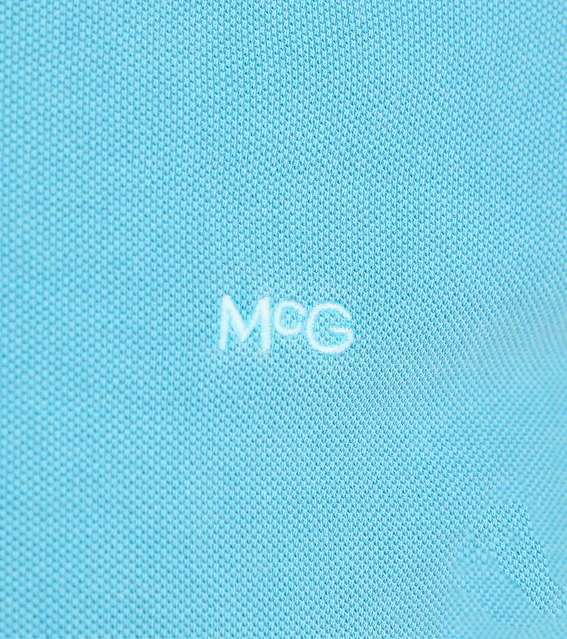 McGregor Piqué Polo Aqua Blauw
