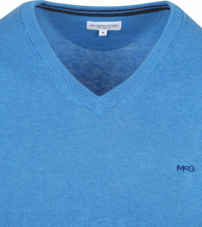 McGregor Trui V-Hals Sea Blauw