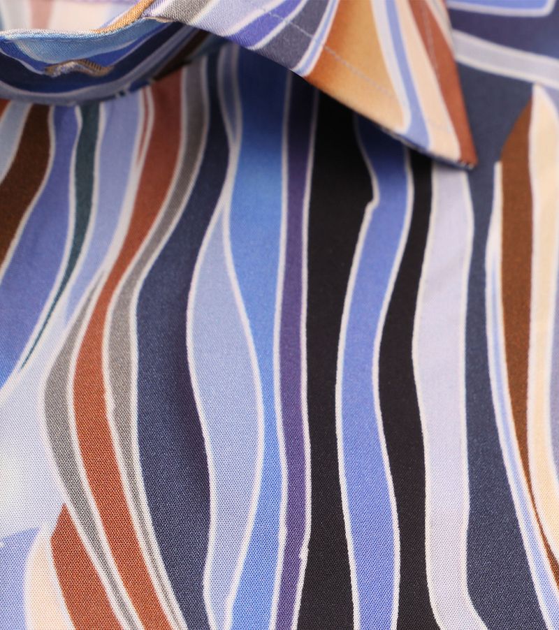 R2 Amsterdam Hemd Blau Mehrfarbig - Größe 45 günstig online kaufen