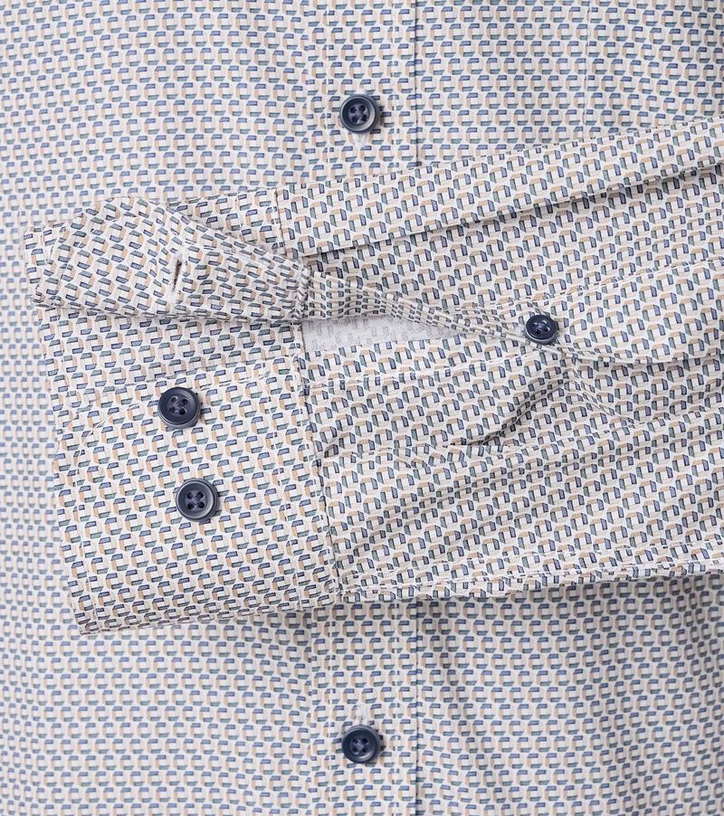 Casa Moda Freizeithemd Squared Circle Blau - Größe 3XL günstig online kaufen