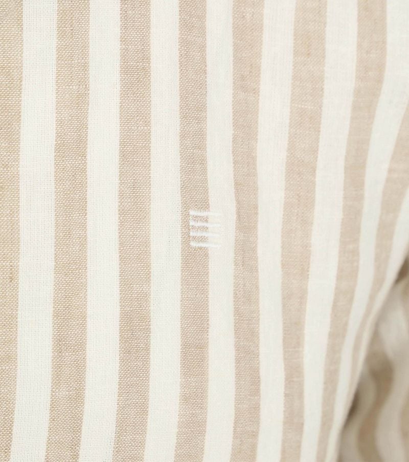 No Excess Overhemd Stripes Beige