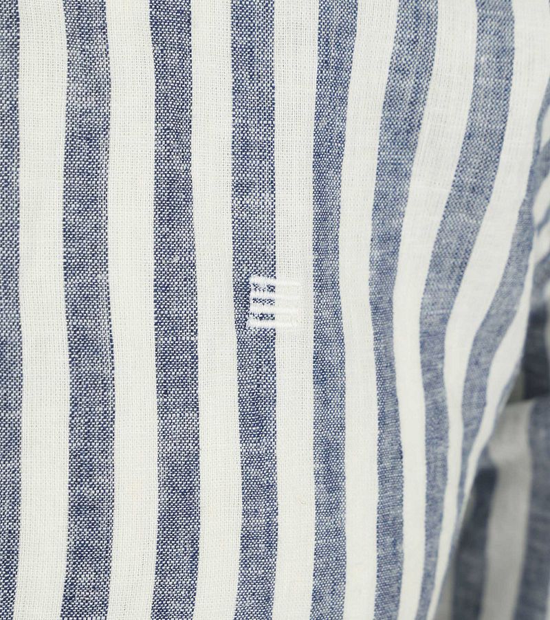 No Excess Overhemd Stripes Blauw
