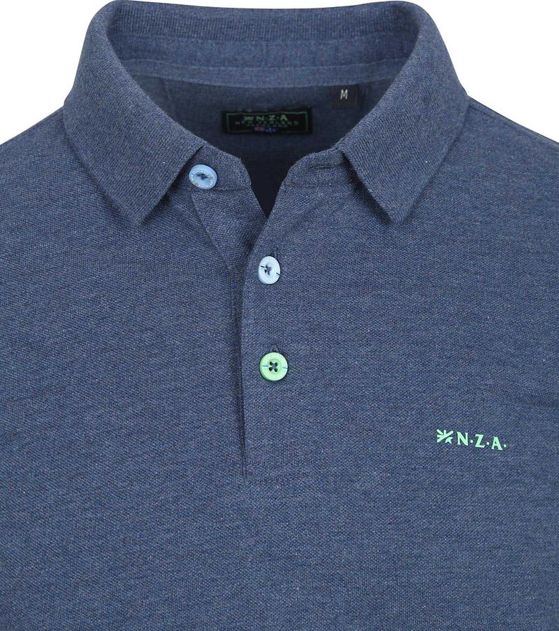 new zealand auckland NZA Longsleeve Polo Marshall Dusk Navy