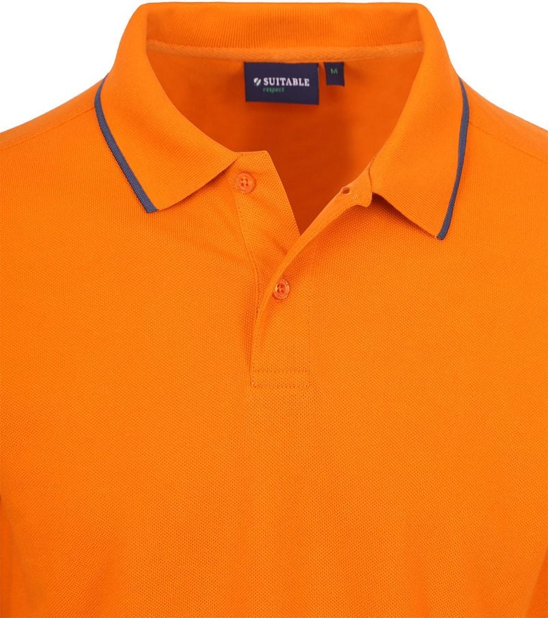 Suitable Respect Poloshirt Tip Ferry Orange - Größe XL günstig online kaufen
