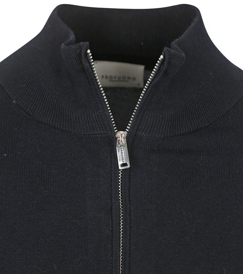 Profuomo Half Zip Pullover Luxury Navy  - Größe M günstig online kaufen