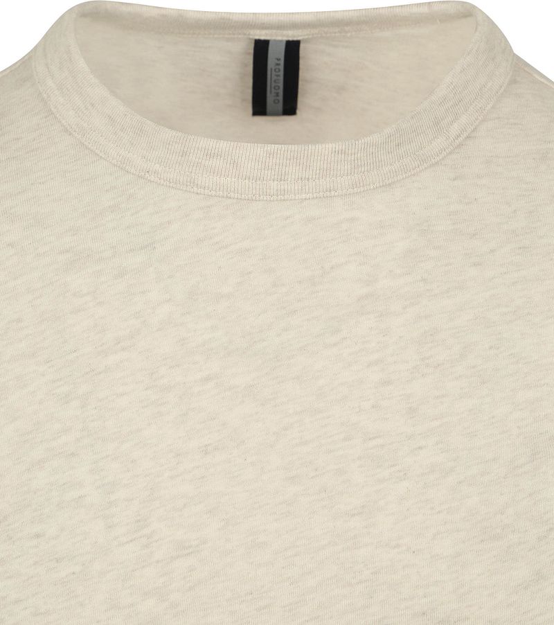 Profuomo Longsleeve T-Shirt Ecru - Größe L günstig online kaufen