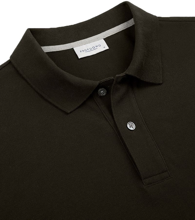 Profuomo Piqué Poloshirt Army Grün - Größe XXL günstig online kaufen