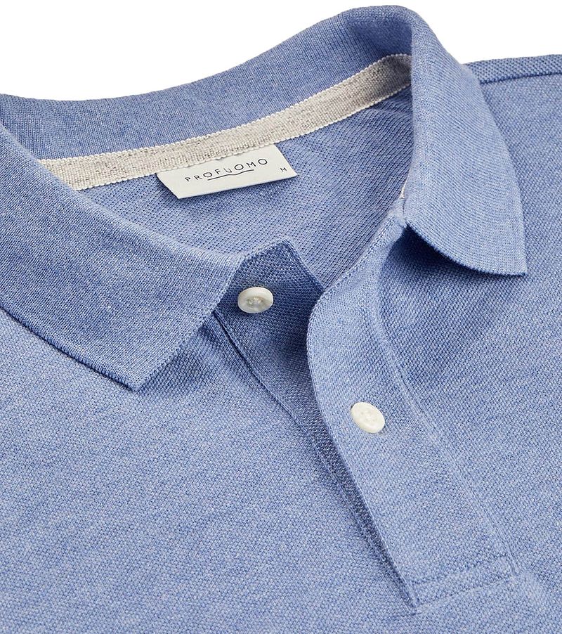 Profuomo Piqué Poloshirt Blau - Größe XL günstig online kaufen
