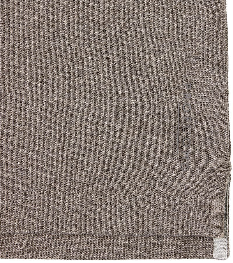 Profuomo Piqué Poloshirt Bruin