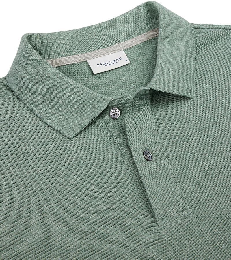 Profuomo Piqué Poloshirt Grün - Größe XXL günstig online kaufen