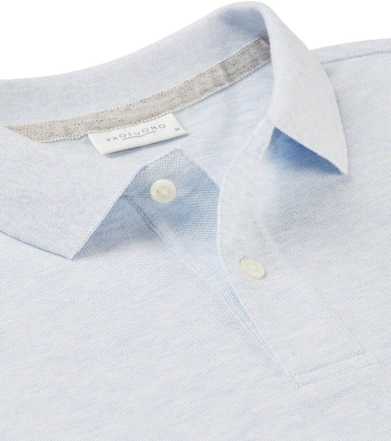 Profuomo Piqué Poloshirt Hellblau - Größe XL günstig online kaufen