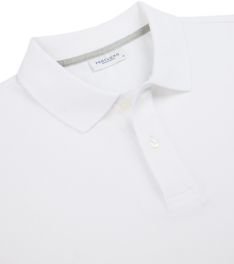 Profuomo Piqué Poloshirt Wit