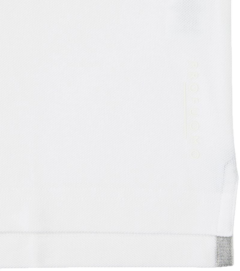 Profuomo Piqué Poloshirt Wit