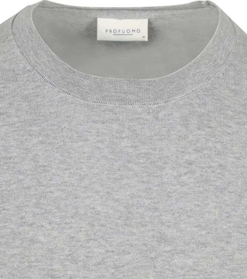 Profuomo Pullover Luxury Grau - Größe M günstig online kaufen