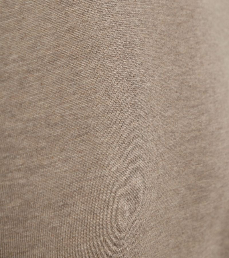 Profuomo T-Shirt Knitted Taupe - Größe XL günstig online kaufen