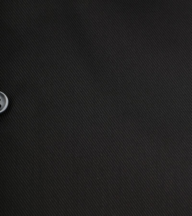 Suitable Hemd Extra Lange Ärmel Twill Schwarz - Größe 44 günstig online kaufen