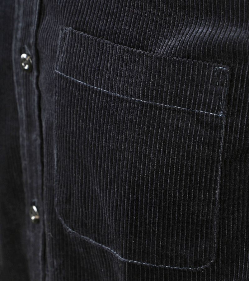 Scotch and Soda Solid Corduroy Hemd Schwarz - Größe XL günstig online kaufen
