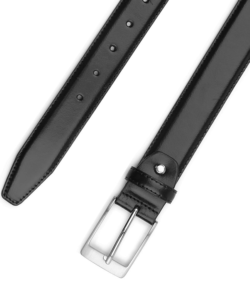 Suitable Ledergürtel Schwarz Leder 010 - Größe 95 günstig online kaufen