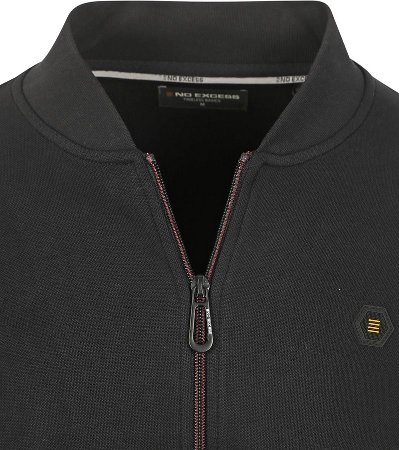 No Excess-Strickjacke Schwarz - Größe XL günstig online kaufen